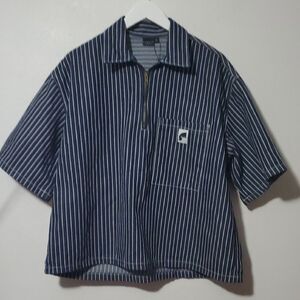 Classic Navy Striped Men's Shirt